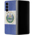 El Salvador Flag Distressed Galaxy Z Fold4 5G Skin